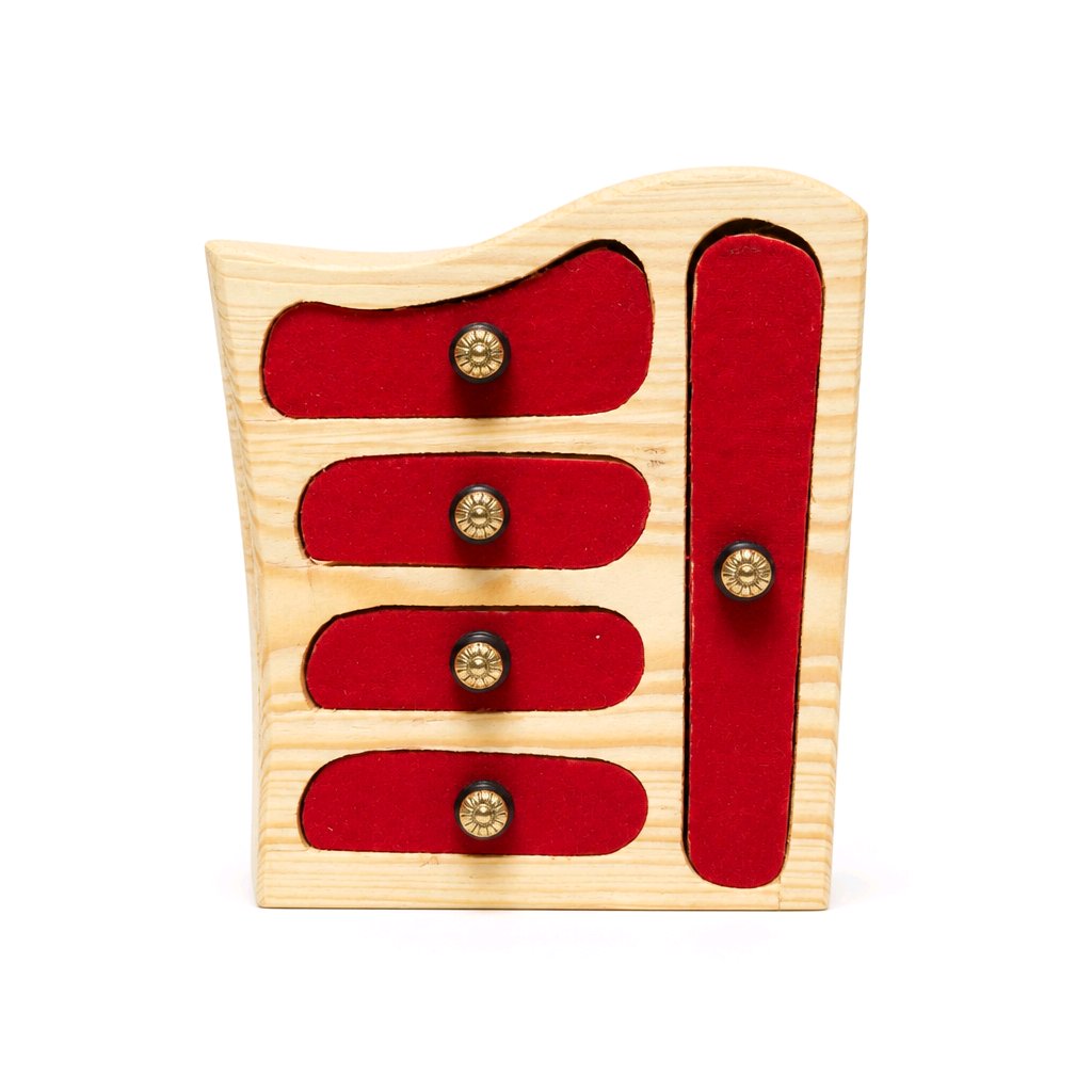 Schmuckkästchen "Kleiderschrank" Rot (Kopie)