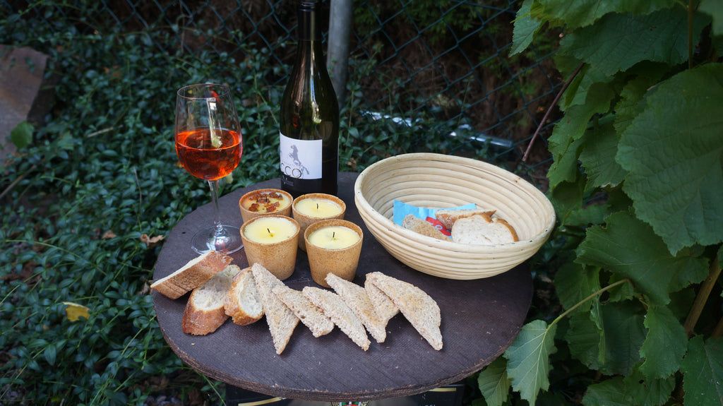 Butterkerze im Becher – Essbar, Aromatisch, Handgemacht Probier-Aktion 4 Stück