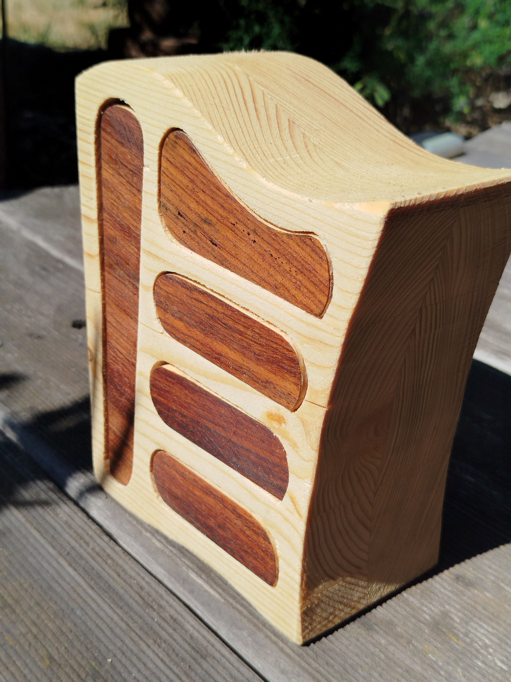 Schmuckkästchen "Kleiderschrank" Nussbaum