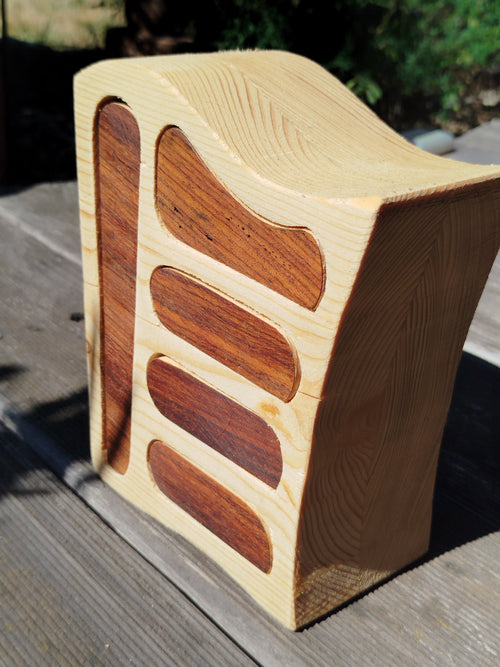 Schmuckkästchen "Kleiderschrank" Nussbaum